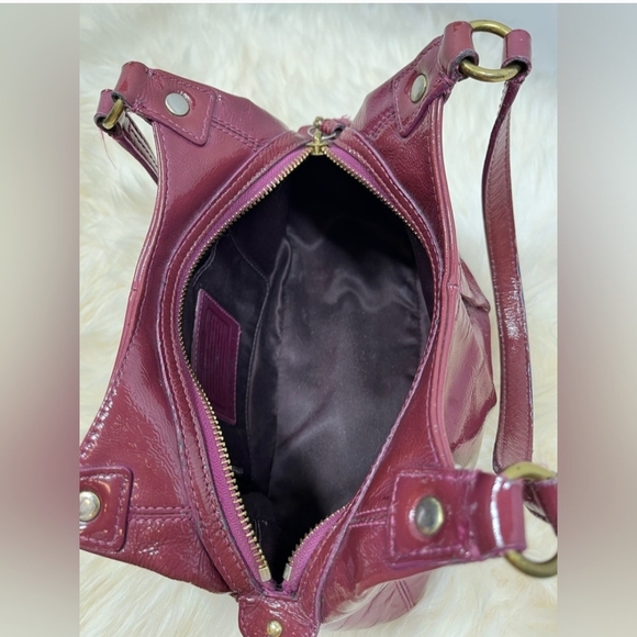 **EUC** COACH MIA Patent Leather Elegant Y2K Red Women's Handbag - Picture 4 of 4